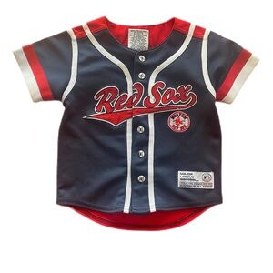 Red Sox Kids Baseball Jersey - Navy and Red